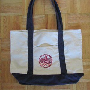 *SOLD* Trader Joe's Heavy Canvas Tote Shopping Bag